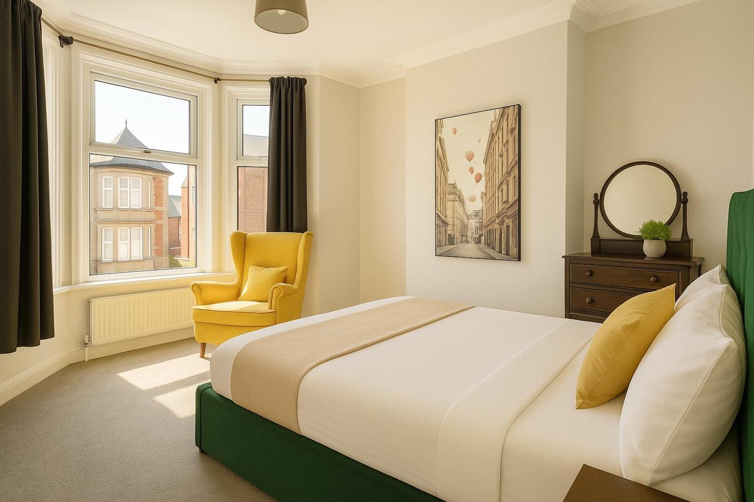 Apartment Edwardian Centre House For Big Groups, Offroad Parking & Hot Tub! Cardiff