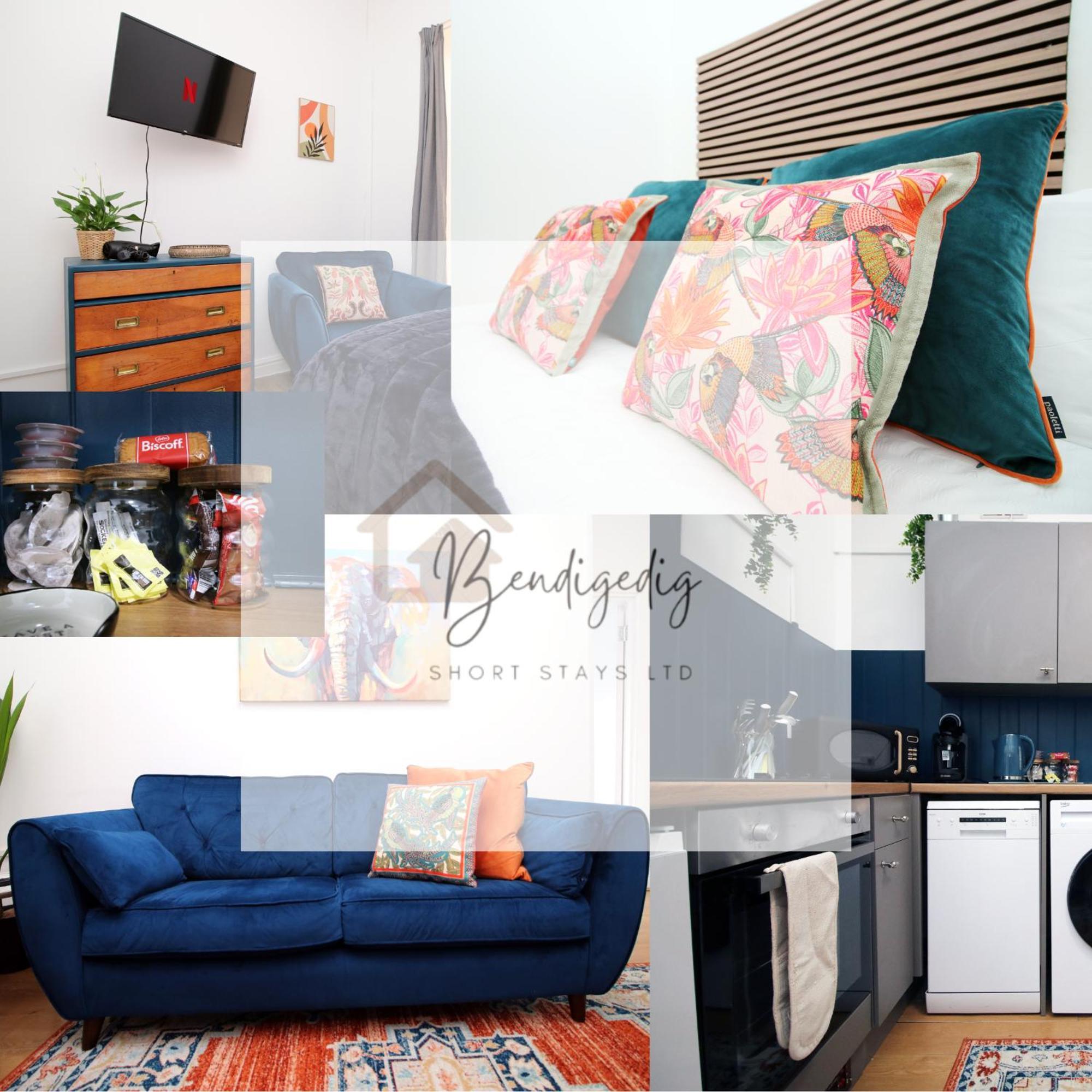 Stay! Smart Tvs In Every Room! Sleeps 4 & Parking Available, 2 Min Walk To Shops, Bars And Restaurants Apartment Cardiff