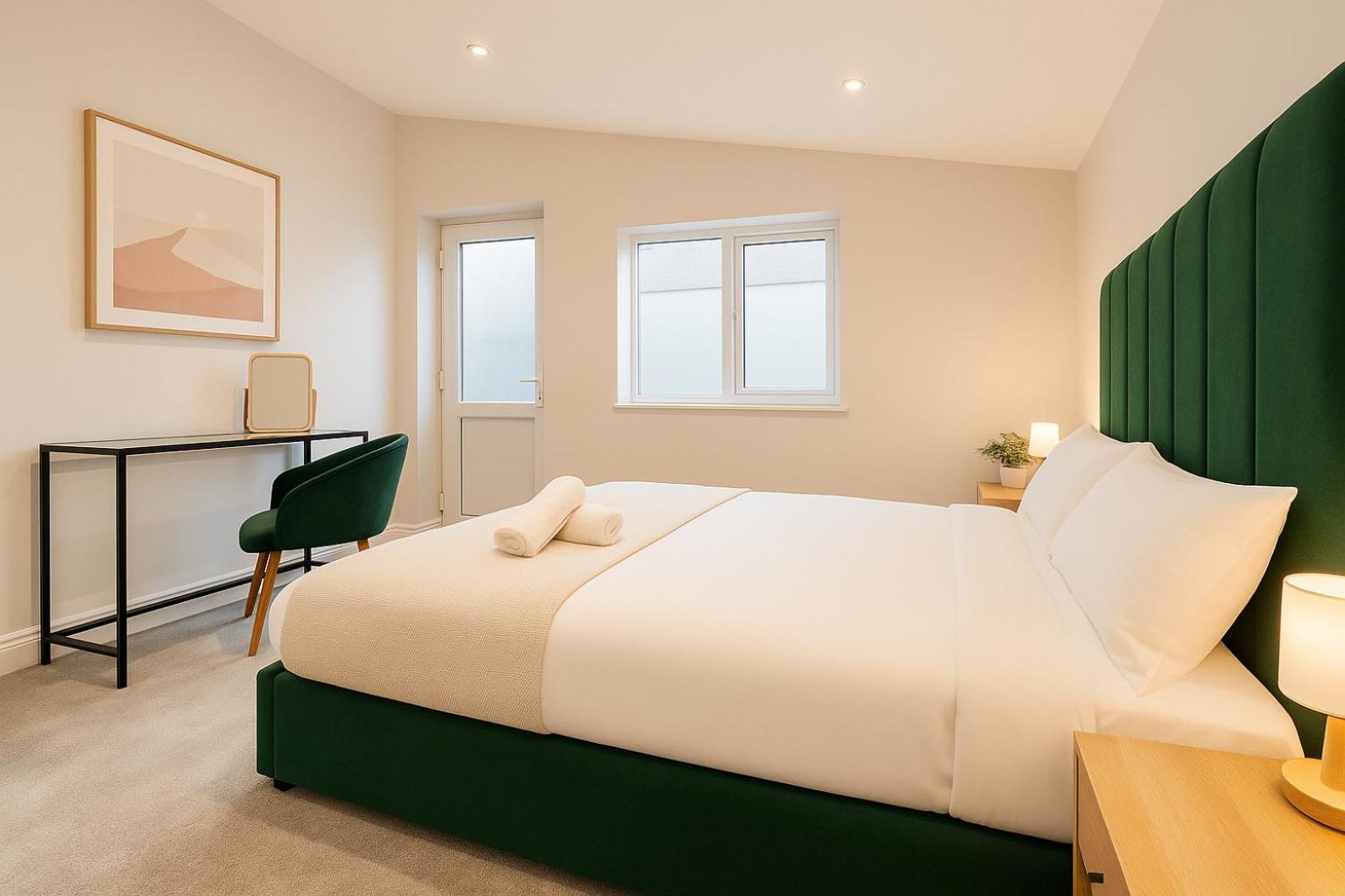 Apartment Modern + King Size Bed + Garden Cardiff