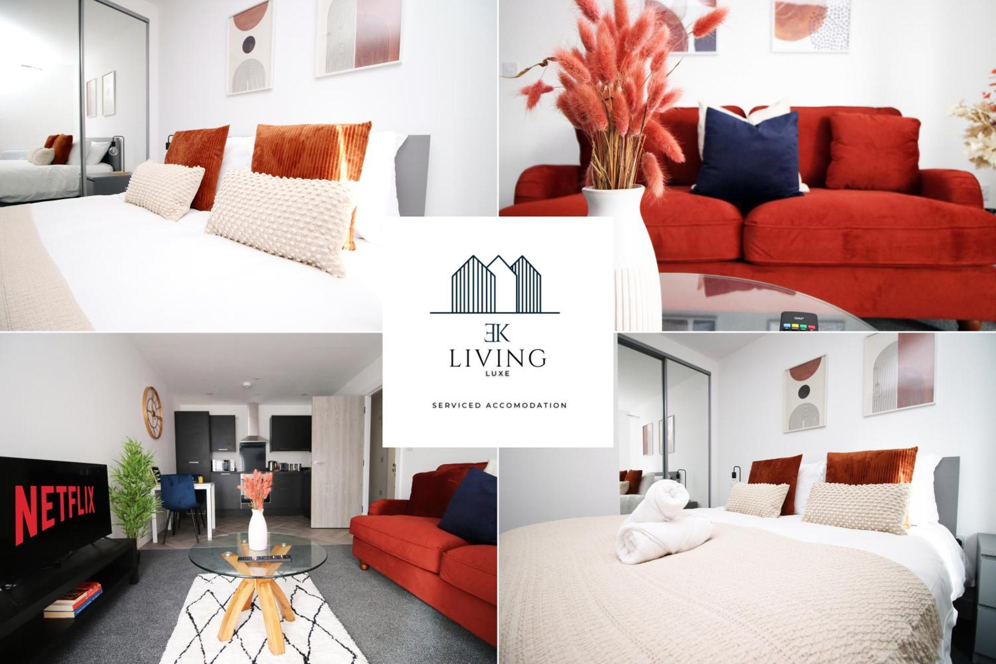 New Modern 1 Bedroom - Prime Location - By Ekliving Luxe Short Lets & Serviced - Apartment *