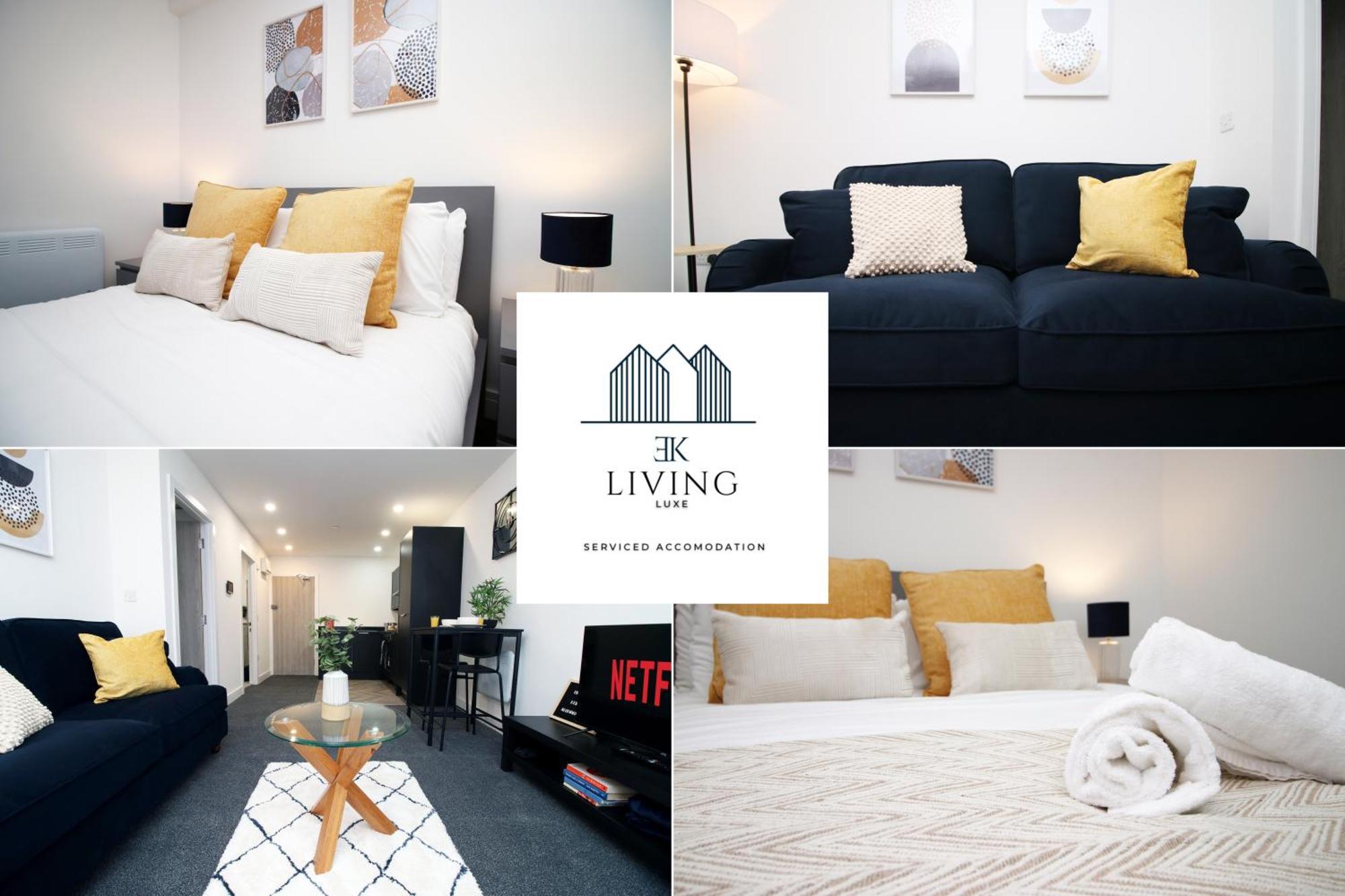 New Modern 1 Bedroom - Prime Location - By Ekliving Luxe Short Lets & Serviced - Apartment *