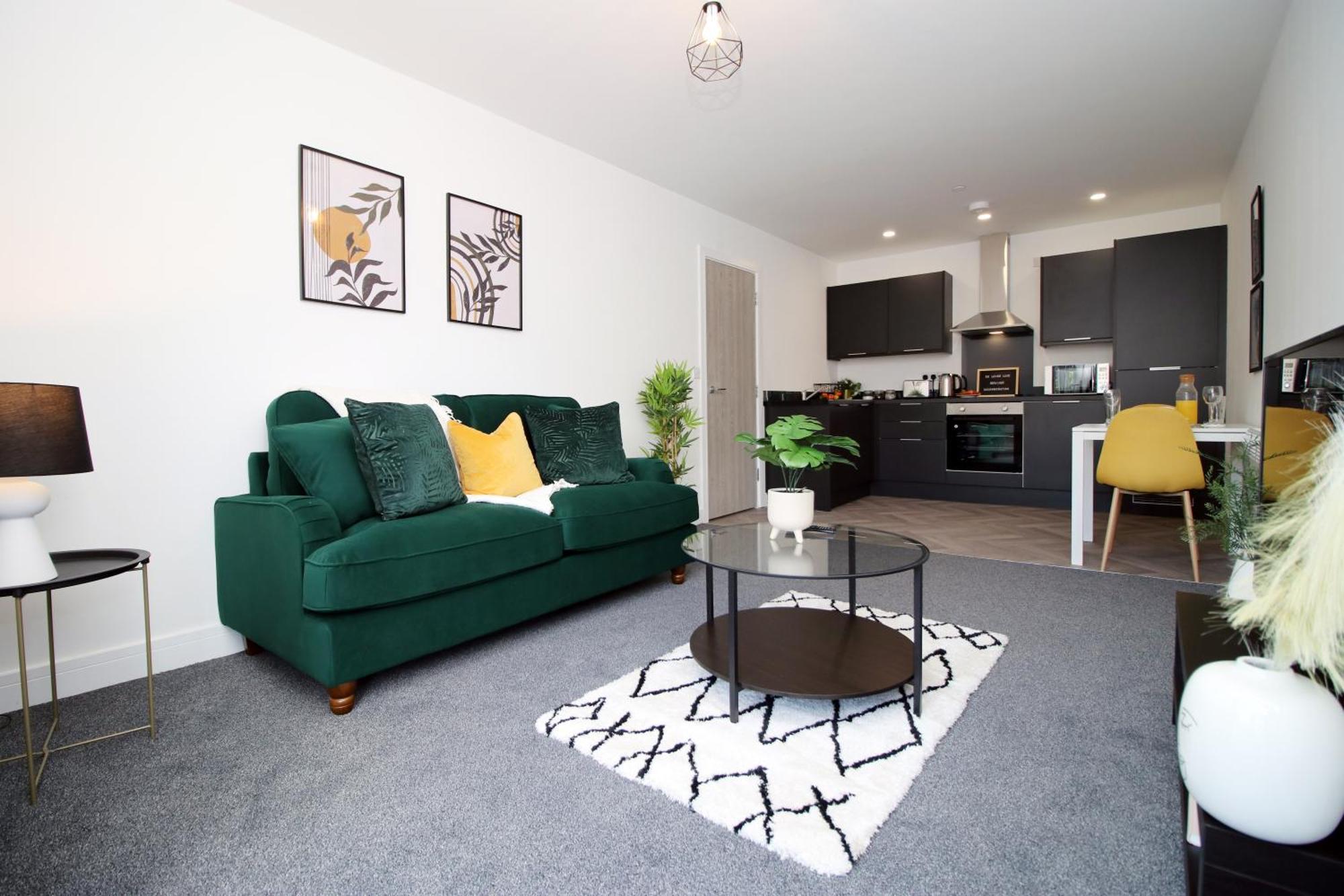 Apartment New Modern 1 Bedroom - Prime Location - By Ekliving Luxe Short Lets & Serviced - *