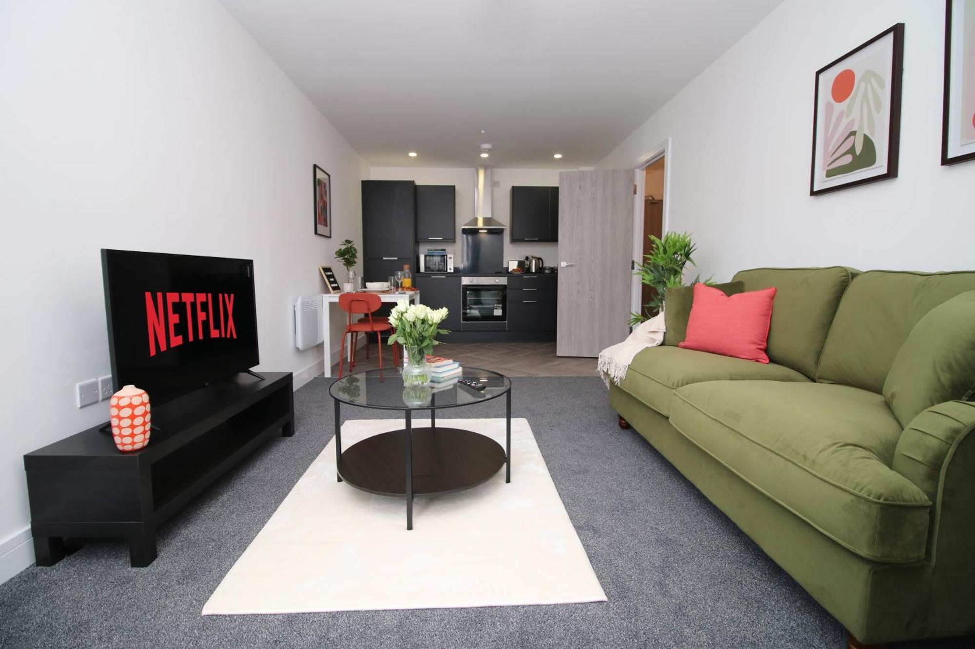 New Modern 1 Bedroom - Prime Location - By Ekliving Luxe Short Lets & Serviced - Apartment Cardiff